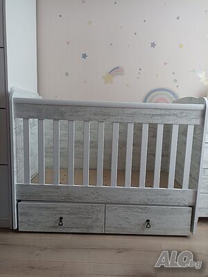 Детско легло/кошара Антик 60-120см.
