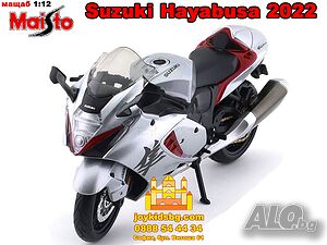 Suzuki Hayabusa мащабен модел мотоциклет 1:12 Maisto