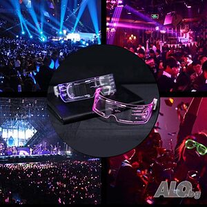 Светещи PARTY LED очила, режим в 7 цвята