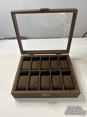 Дървена кутия за часовници