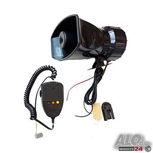 Сирена с микрофон 12V - JK529 тромба клаксон свирка мегафон