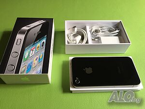 Apple iPhone 4 16Gb Black Фабрично отключен Айфон телефон
