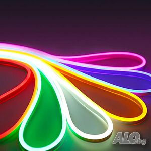 Led Лед въже маркуч неон с контролер 5 м осветление за декорация