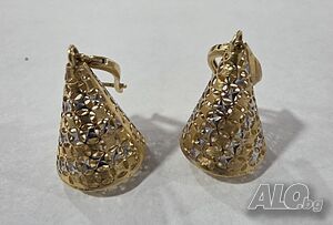 Златни обеци 4.7 грама 14к 585