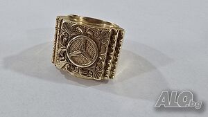 Златен пръстен 14к 9.5грама