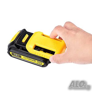 Подставка за батерия 3 бр. DeWalt държач - монтаж на верт или хоризон