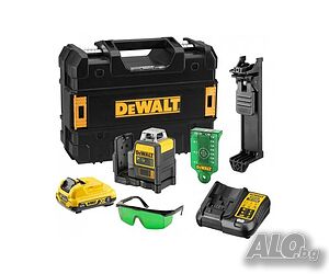 Лазерен нивелир DeWALT DCE0811D1G-QW 2x360°,XR Li-Ion 10,8V 2,0 Ah