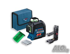 Bosch 3-60 XG GLL, зелен лъч, 3 х 360 градуса