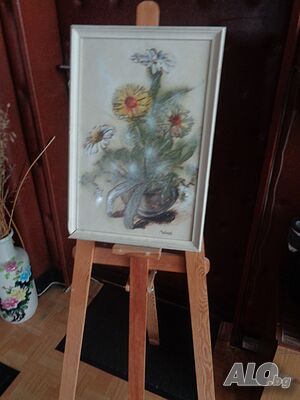 Продавам картина „Натюрморт с цветя“ (1979 г.)