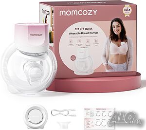 Momcozy S12 Pro Безжична носима помпа за кърма - единична, 3 режима, 9 степени
