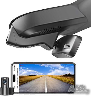 Видеорегистратор за Volvo EX30 2024-2026 - 4K + 1080P задна камера, WiFi, OEM вид