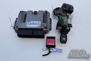 Компютър и контактен ключ Хонда акорд 7 140кс комби 04г Honda accord 7 2.2i-ctdi 140hp 2004