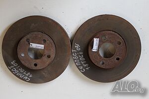 Предни спирачни дискове Форд кънект 1.8тдци 03г Ford connect 1.8tdci 2003