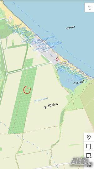 Парцели тип Лозе в местноста Кючук Суат
