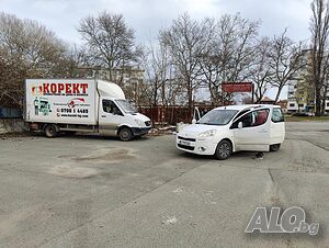 Транспортни услуги в гр. Варна, покрит камион с падащ борд + работници