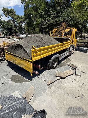 Транспортни услуги със самосвал и кран | Транспортни, Хамалски | Бургас