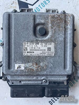 Компютър A2709002100 ECU med17.7.2 за Mercedes CLA 180 Sport двигател 270910, 1.6i 122 кс., 6 ск.
