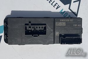 5WB959107 модул за управление на багажника от Skoda SuperB 2.0 TDI DSG 4x4 200 кс., двигател DTUA
