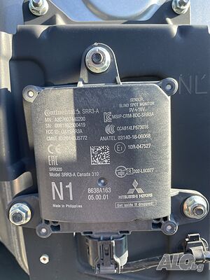 8638A163 A2C7607440200 заден ляв датчик сензор мъртва зона от Mitsubishi Eclipse Cross