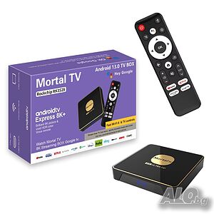 Настроен TV Box, Android 13 ATV, RAM 4GB DDR4, ROM 64GB, CPU RK3528, 8K ULTRA HD