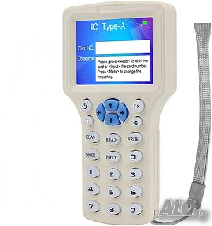 Копирна машина за RFID чипове и карти, 10 честотен UID декодер