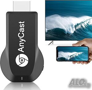 Медия плейър AnyCast M2 Plus, Chromecast Miracast Airplay TV Stick