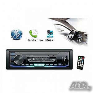 Bluetooth Радио MP3 плеър за кола Thunder TUSB-308BT с Падащ панел, RDS, USB, SD, AUX, Радио, 4x45W