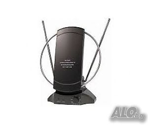 Вътрешна ТВ и FM антена с усилвател Cabletech ANT0020