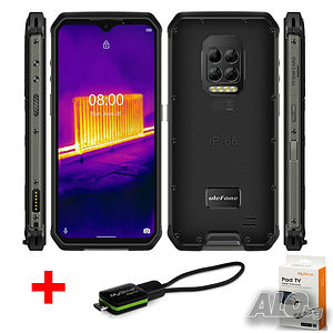 Мобилен телефон ULEFONE ARMOR 9, термална камера IP68/IP69K, навигация, TV тунер