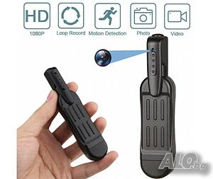 Мини Шпионска камера iUni SpyCam T189, Full HD, MicroSD слот памет, Гласов-Видео запис, Фотография