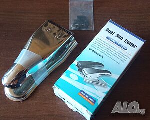 Двойна щанца за sim карти за MICRO, NANO и IPhone 5, 4S, 4 Sim Cutter