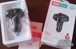 XO BCC03 Bluetooth 5.0 FM трансмитер MP3 Charger QC 3.0