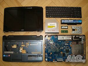 Acer Aspire 5738 лаптоп на части
