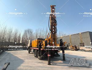 300-600 м сондажна платформа за сондажи, монтирана на камион