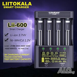 Професионално интелигентно зарядно LiitoKala Lii-600. Българско упътване