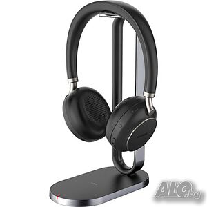 Слушалки Yealink BH76 USB Type-A Bluetooth Зарядна стойка Черни