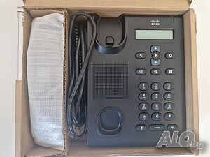 Cisco 3905 IP телефон нов, черен, с кабел