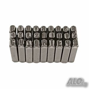 Ръчен перфоратор/щемпели с букви 8 MM 20971