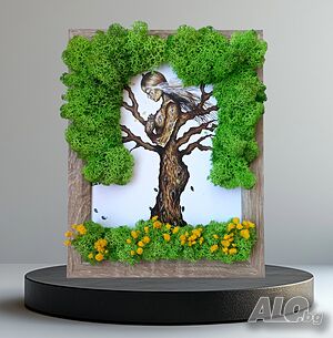 Картина със скандинавски мъх