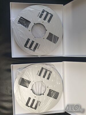 Лот от две 26,5см 10,5” алуминиева магнетофонна ролка Maxell