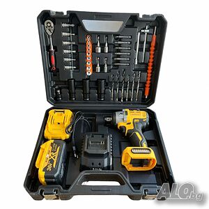Акумулаторен Ударен Гайковерт KRAFT ROYAL 36V, 8Ah + 35 Части.