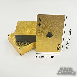 Тесте златни карти за игра