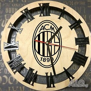 Гравиран стенен часовник „Milan“