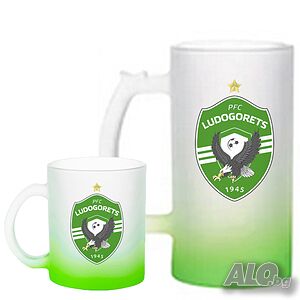 Комплект чаша и халба Лудогорец