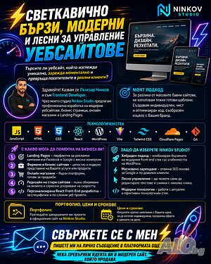 Изработка на модерни сайтове, Landing Pages и Онлайн Магазини