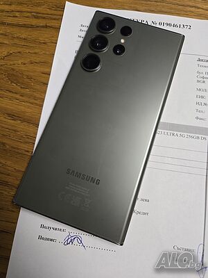 Samsung Galaxy S23 Ultra, 256GB, 8GB RAM, 5G, Green. Гаранция.