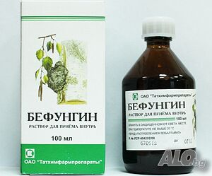Бефунгин сироп 100мл. от брезова гъба Чага/ BEFUNGIN