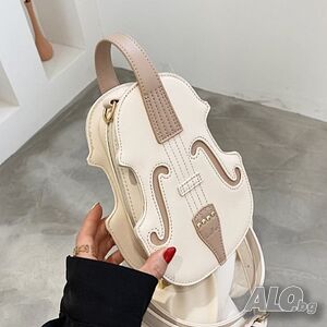 Дамска чанта раница White Violin