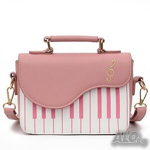 Малка дамска чанта Piano Pink