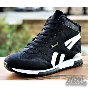 Зимни кецове с топъл хастар Freeland Black & White
